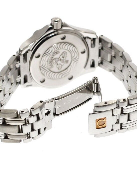OMEGA Seamaster300 2582.20 Date white Dial Quartz Ladies Watch_917268 main image 11